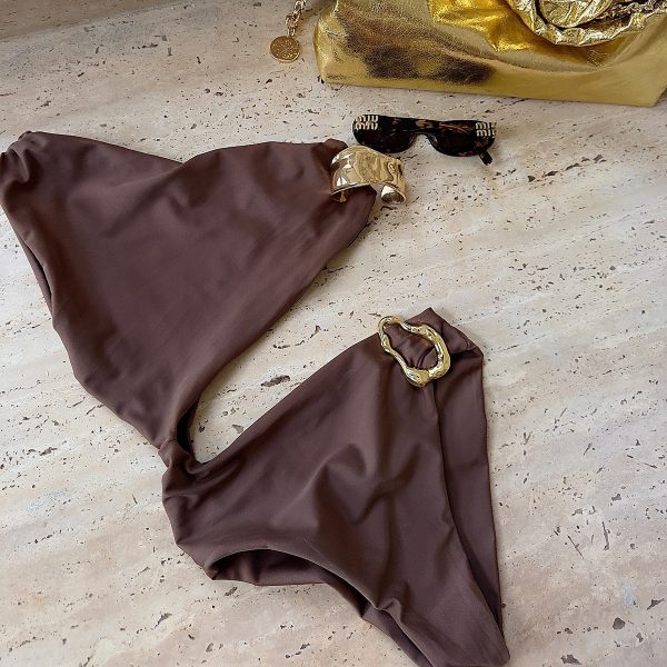 One-Piece Swimsuit Women's Sexy  Bikini Ladies' Single Shoulder Swimwear Wholesale Bikini - Image 2