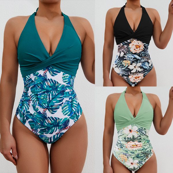 High-Waisted One-Piece Sexy Bikini Swimsuit for Women - Image 2
