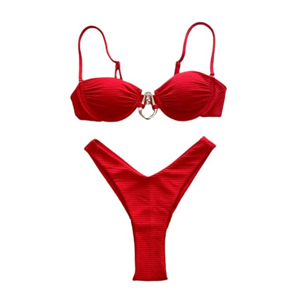 Sexy Bikini  High Waist Two-Piece Women's Swimsuit - Image 5