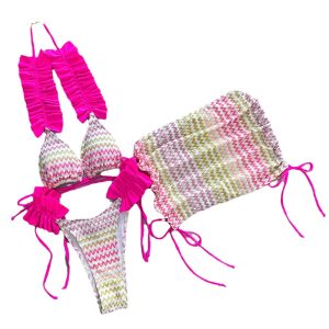 Three-Piece Bikini Set Sexy Women's Swimsuit Two-Piece
