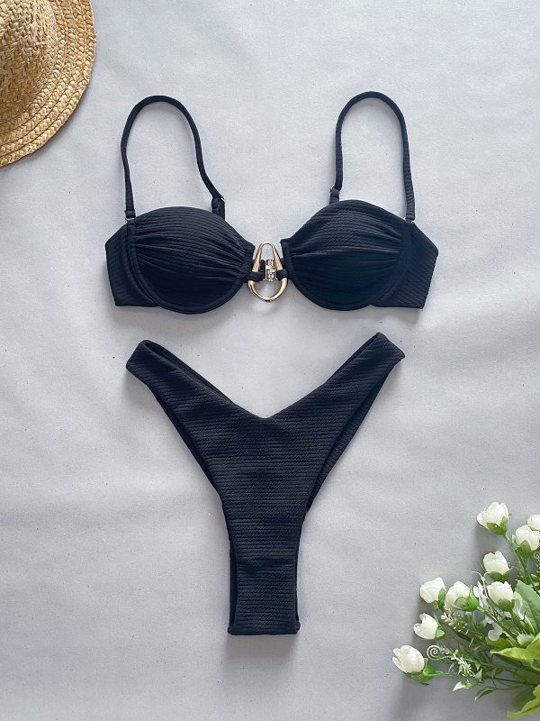 Sexy Bikini  High Waist Two-Piece Women's Swimsuit - Image 6