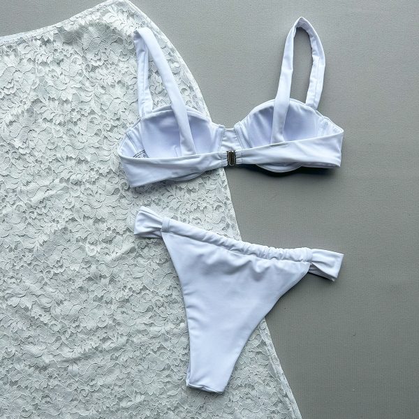 Three-Piece Bikini Set Sexy  Lace Separate Women's Swimsuit - Image 4