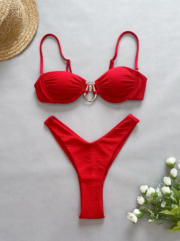 Sexy Bikini  High Waist Two-Piece Women's Swimsuit - Image 7
