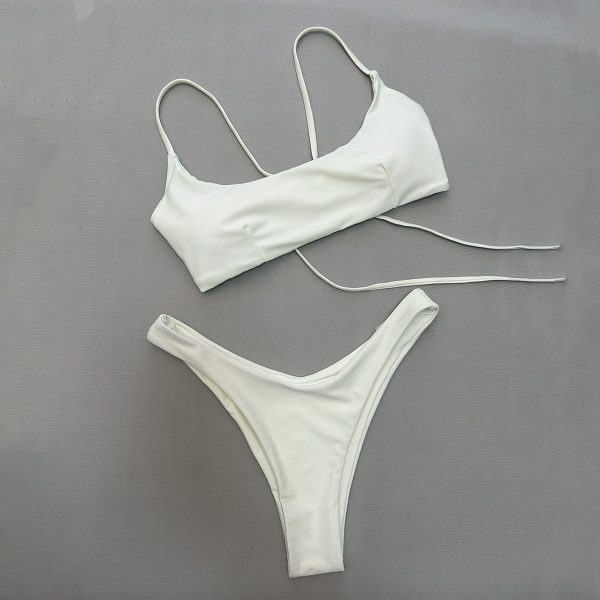 Sexy Style Bikini with Tie-Dye Design for Women